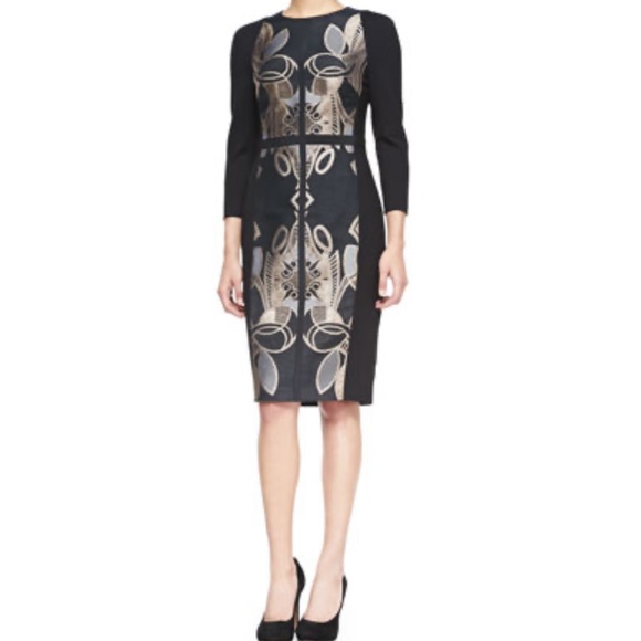 Ted Baker London
Tasiele 3/4-Sleeve Dress W/ Brocade Front - Picture 1 of 16